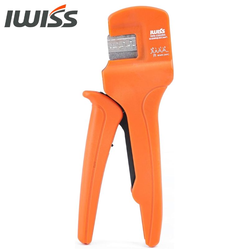 極小端子 1.0㎜-2.0㎜ピッチ用 垂直圧着工具 IWS-0302BS - アイウィス 