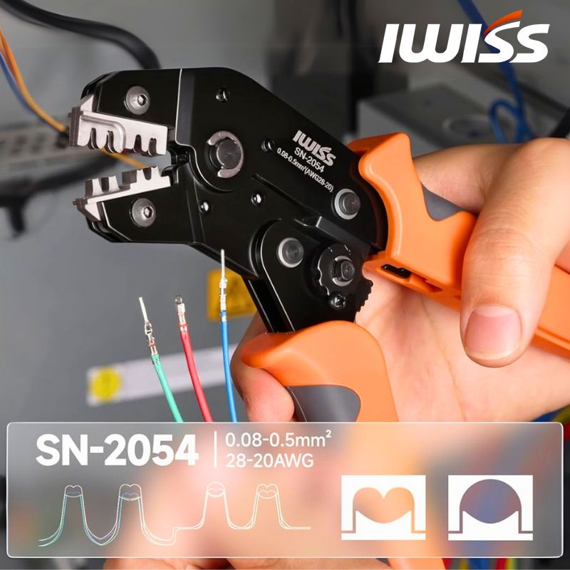 QIコネクター 圧着工具 0.1〜0.5mm² SN-2054 - アイウィス｜IWISS 公式